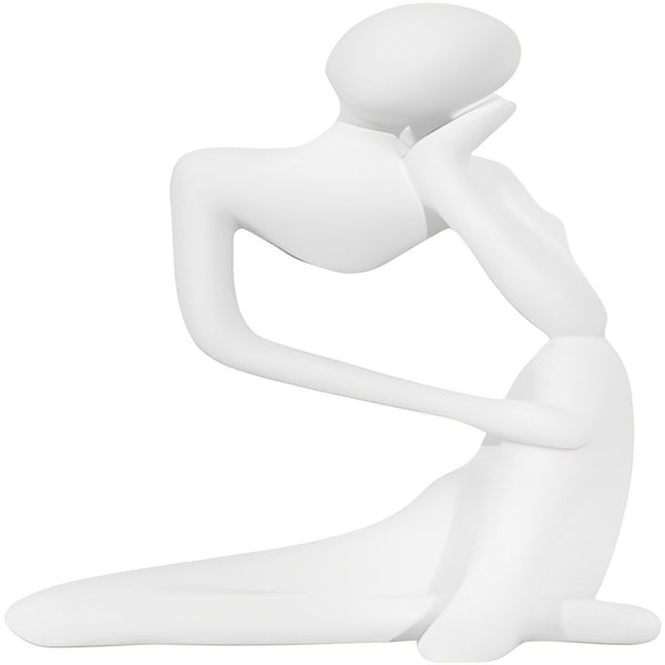Unique Eye-Catching Sculpture | Abstract Sitting Statue Gift Home Decor, | Restaurant Decorations