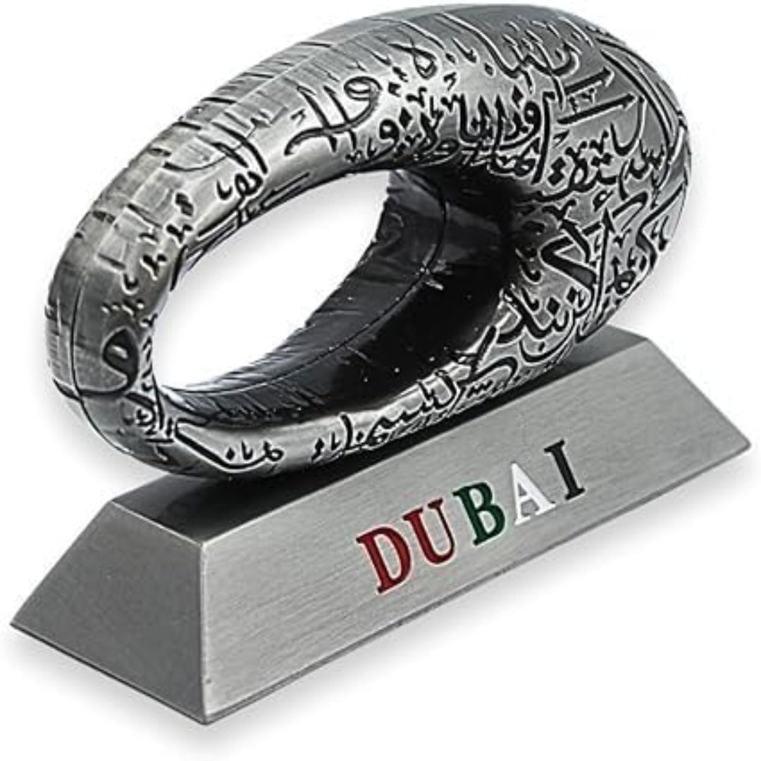 DUBAI FUTURE MUSEUM 3D Model, Table decor (Silver, Large)
