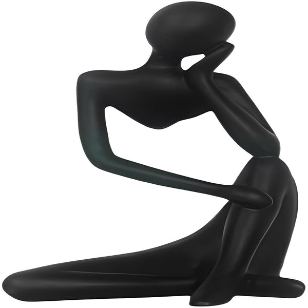 Sculpture Statues Figurines for Home Decor, Office | Black