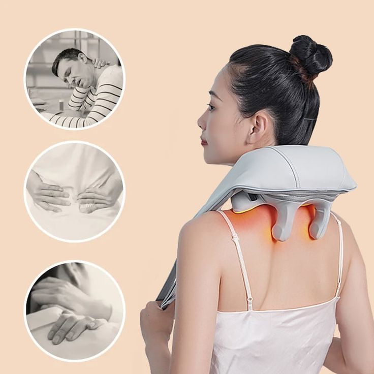 3D ADJUSTABLE NECK SHOULDER & MUSCLE RELAXATION MASSAGER, مدلك استرخاء العضلات