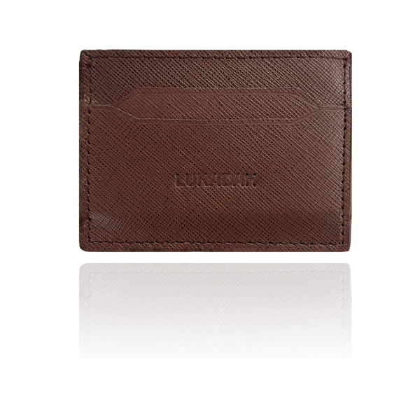 Leather Card Holder (Umber Brown)