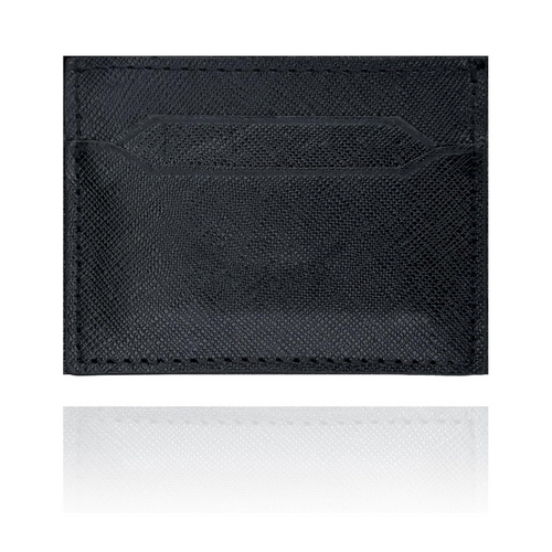 Leather Card Holder (Ink Black)