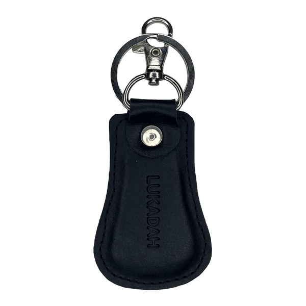 Leather Key Chain ( Black )