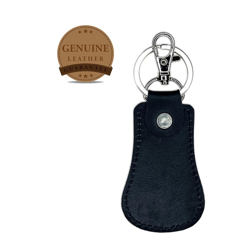 Leather Key Chain ( Black )