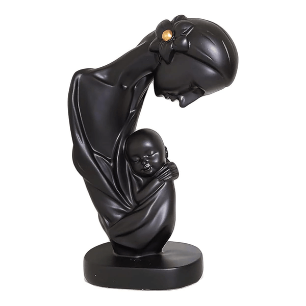 Modern Sculpture Statues Figurines - Home, Office & Desk Decor (2 Pack)