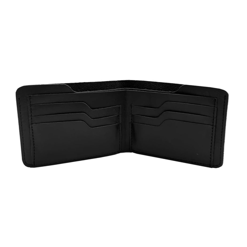 LUKADAH - Wallet Leather ,Slim Large, Extra Capacity Traveller (Black)