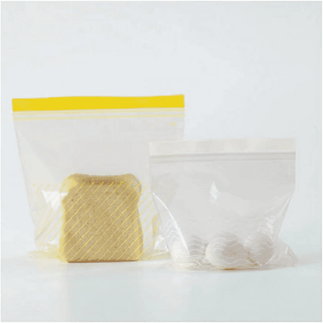 Freezer Safe & Reusable Sandwich Food Bags (50, 25 x 2.5L, 25 x 1.2L)