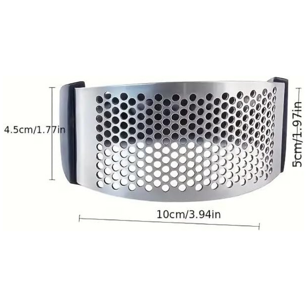 Stainless Steel Garlic Press, Manual Garlic Mashing Artifact, For Home & resturants – Easy to Use