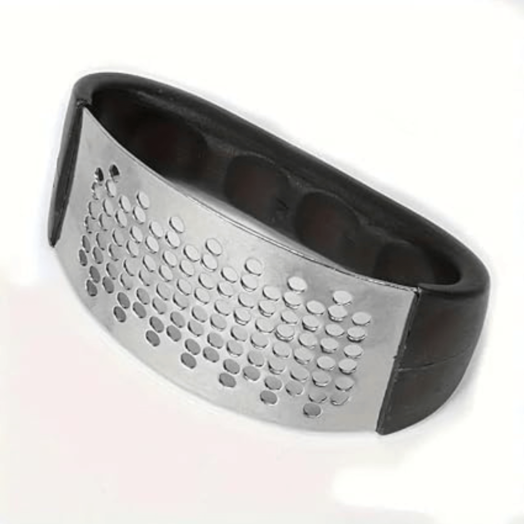 Garlic & Ginger Crusher - Stainless Steel, Rust Proof, Dishwasher Safe (2 Pack)