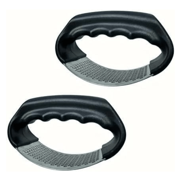 Garlic & Ginger Crusher - Stainless Steel, Rust Proof, Dishwasher Safe (2 Pack)