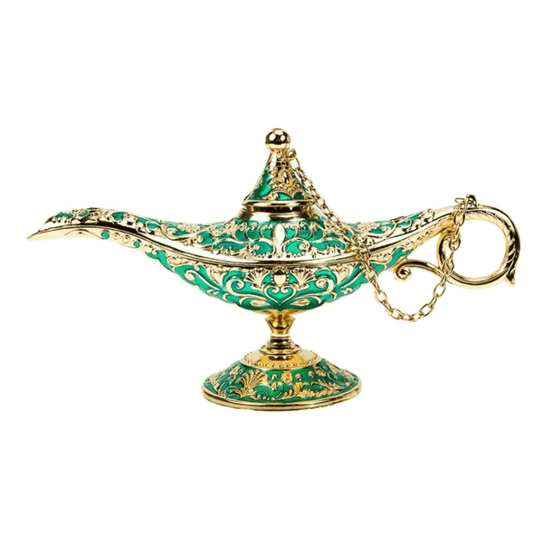 Aladdin Genie Lamp Chirag Vintage Magic  (Green)