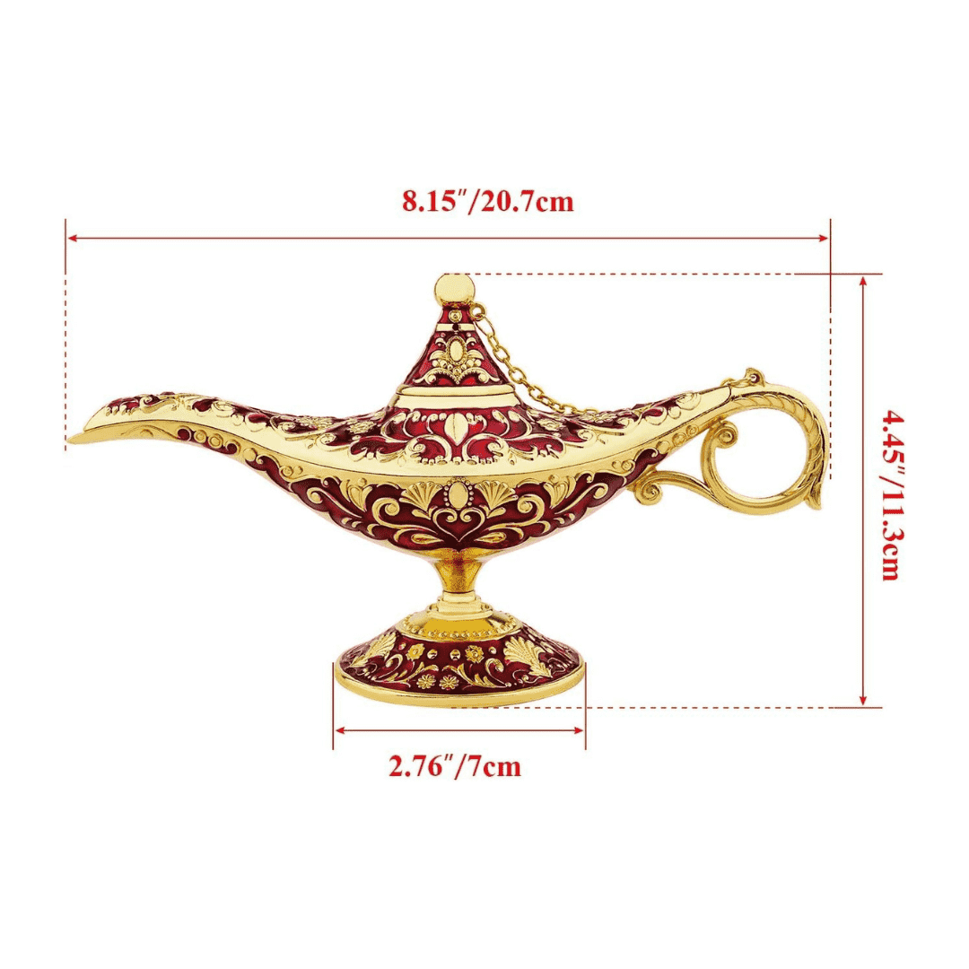 Aladdin Genie Lamp Chirag Vintage Magic | Red