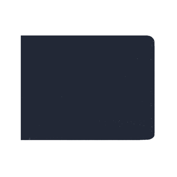 LUKADAH - Wallet Leather Genuine Full Grain Card Holder (Space Blue )