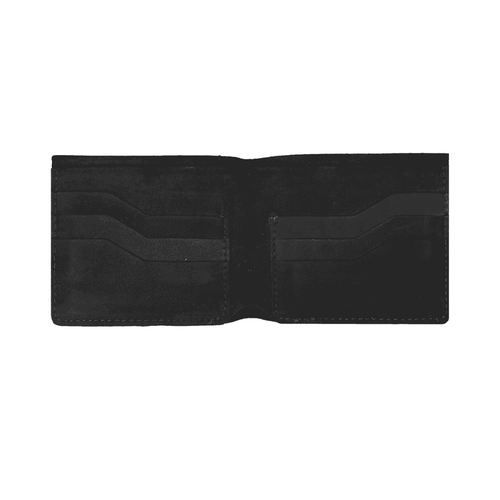 LUKADAH - Wallet Leather Genuine Full Grain (Charcoal)