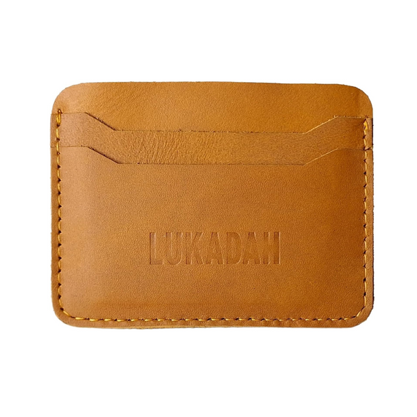 Leather Card Holder (Brown)
