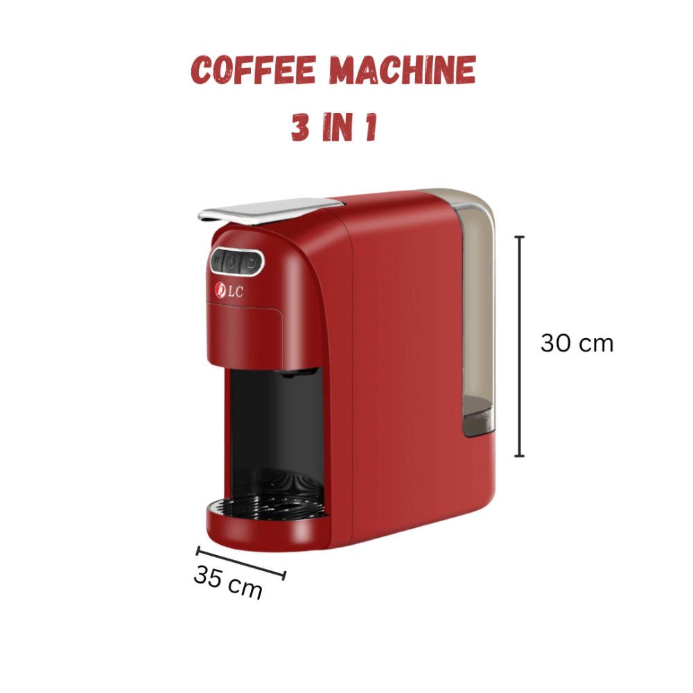 DLC 3 in 1 Multifunction Espresso Capsule Coffee Machine – 1400W Coffee Maker - 700ML Tank-DLC-CM7321