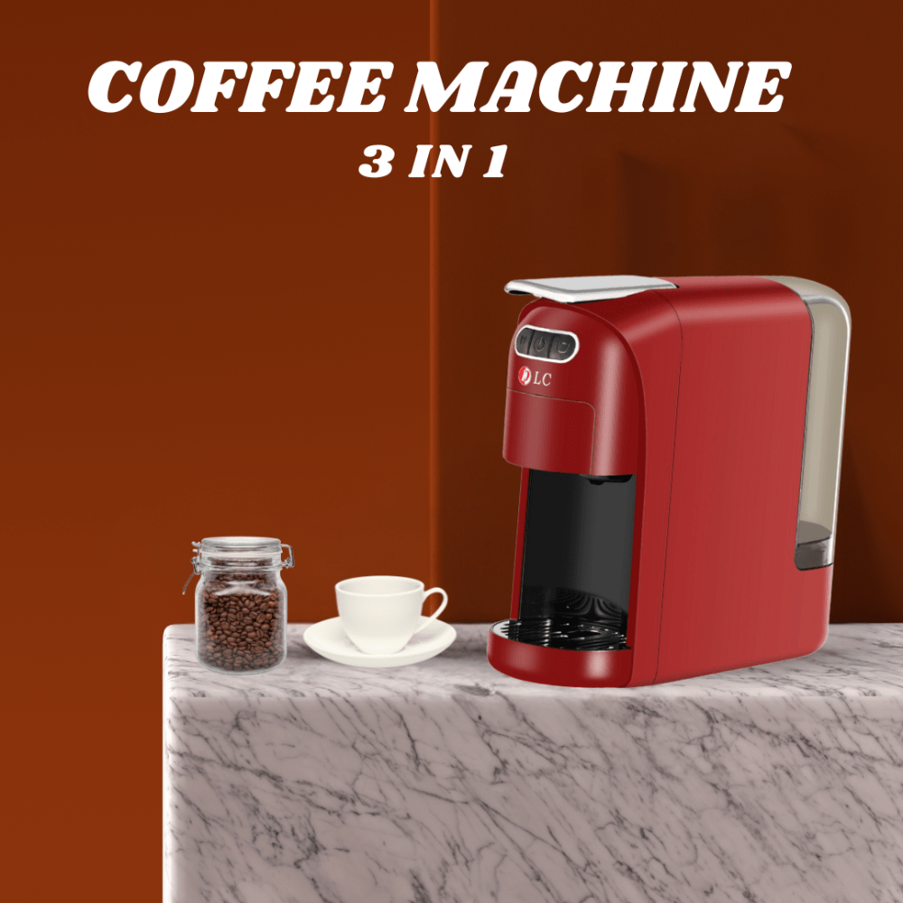 DLC 3 in 1 Multifunction Espresso Capsule Coffee Machine – 1400W Coffee Maker - 700ML Tank-DLC-CM7321