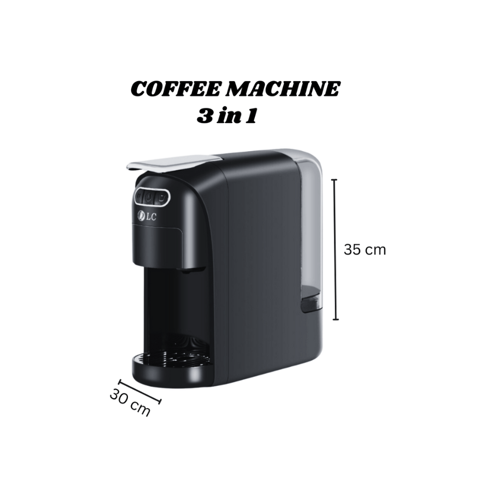 DLC 3 in 1 Multifunction Espresso Capsule Coffee Machine – 1400W Coffee Maker - 700ML Tank-DLC-CM7321