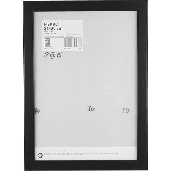Photo Frame (21 x 30 cm, Black)