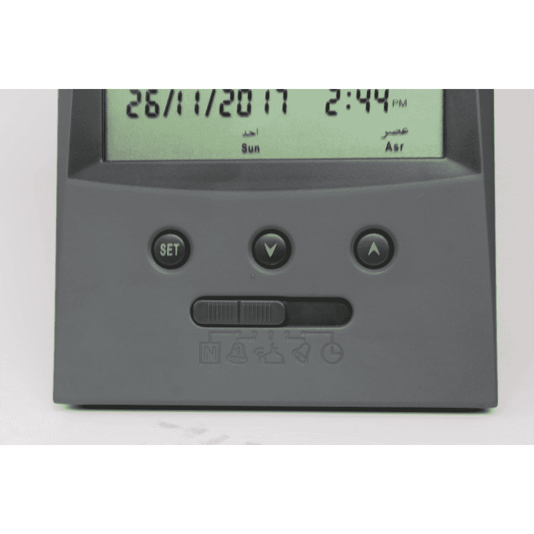 Azan Table Alarm Clock - Manual for USA Cities