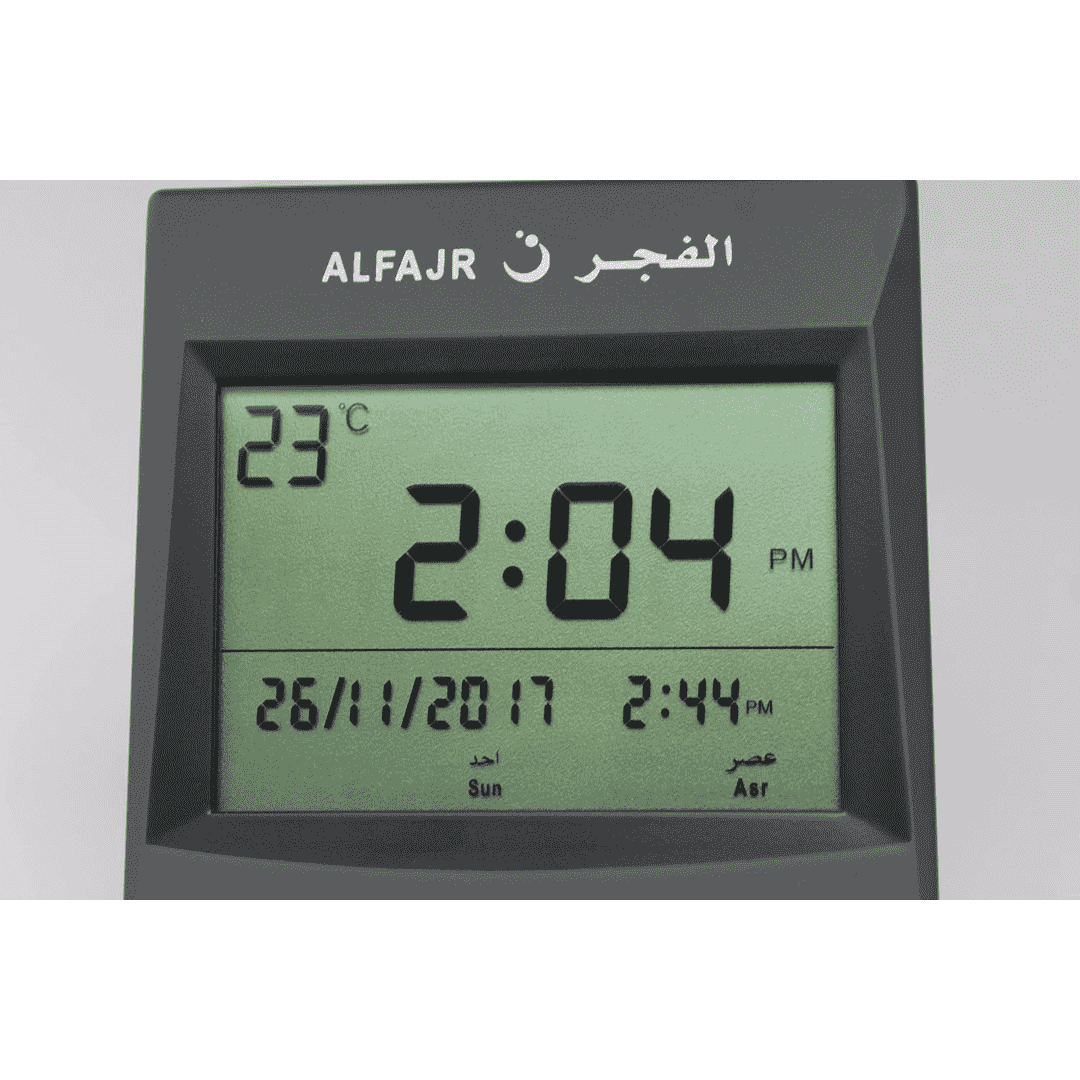 Azan Table Alarm Clock - Manual for USA Cities