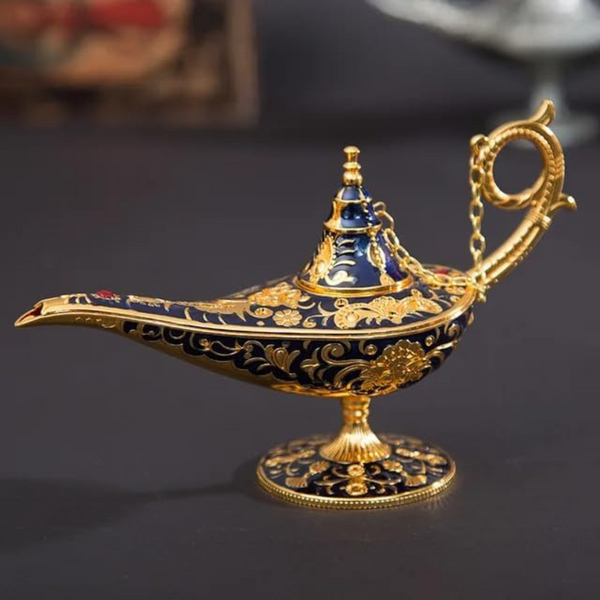 Aladdin Genie Lamp Chirag Vintage Magic (Blue)