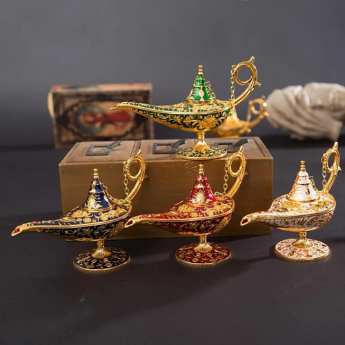 Aladdin Genie Lamp Chirag Vintage Magic (Blue)