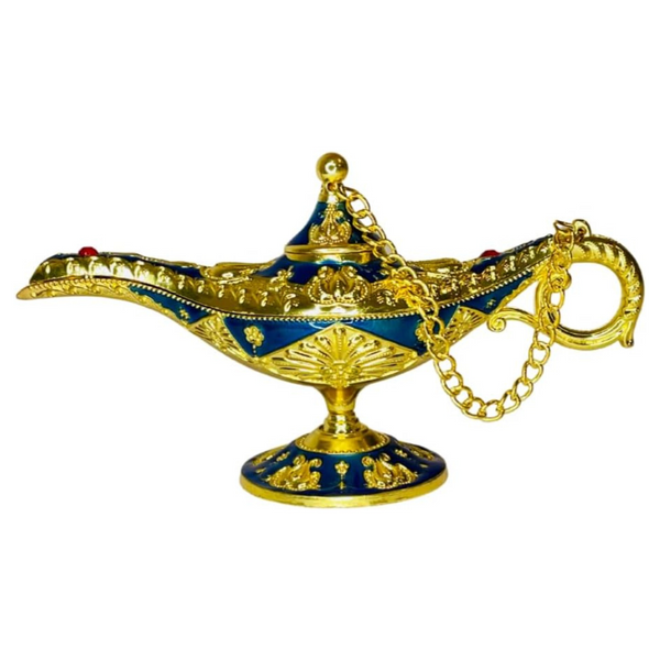 Aladdin Genie Lamp Chirag Vintage Magic (Blue)