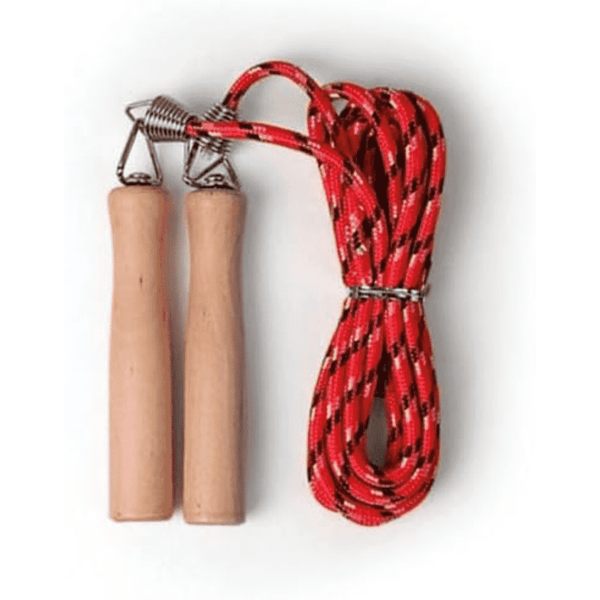Lukadah Skipping Jump Rope With Wooden Handles for Gym & Home Fitness Workouts